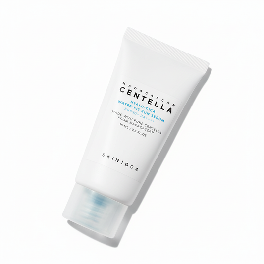 SKIN1004 Centella tube zoomed in at angle on white background