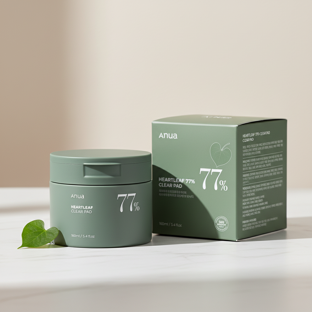 Anua Heartleaf 77% Clear Pad with product box