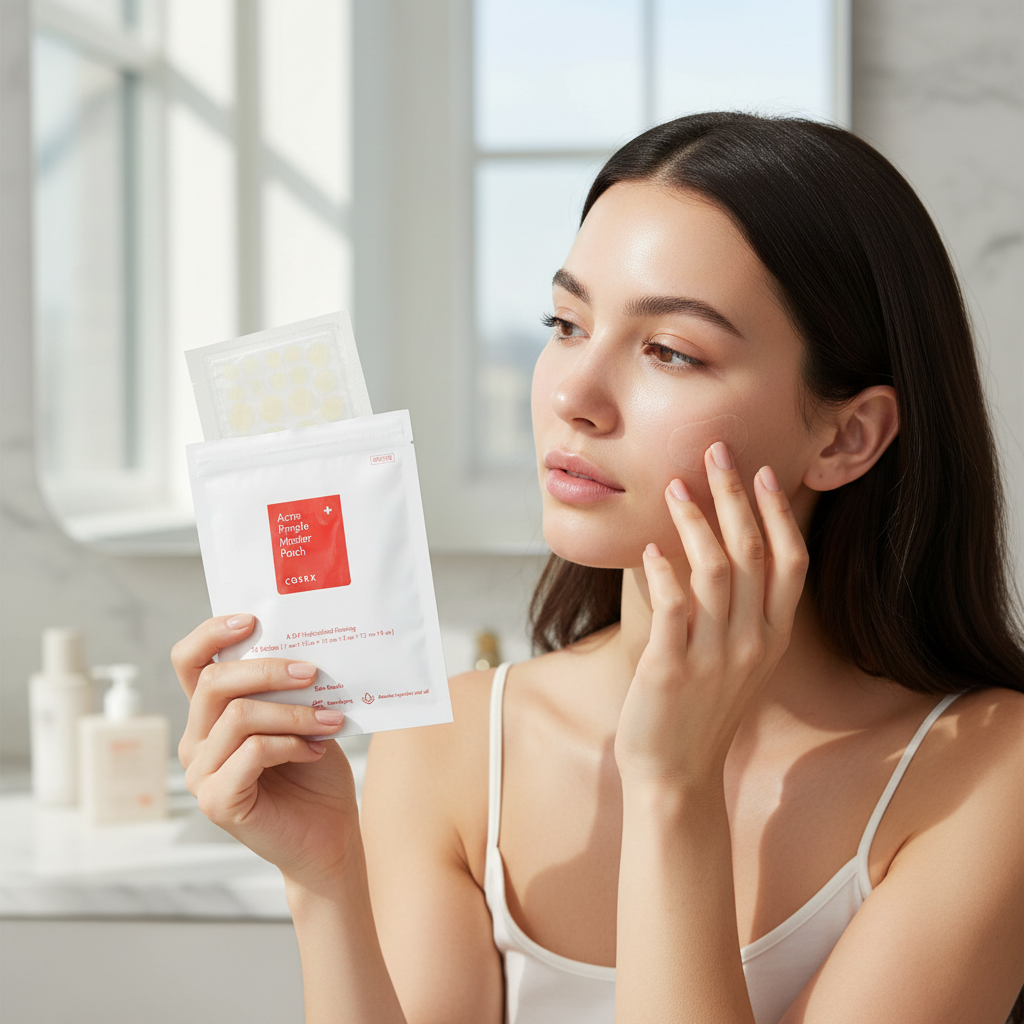 Cosrx Acne Pimple Master Patch with influencer