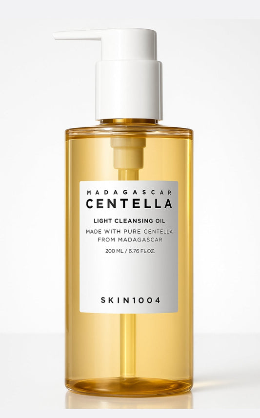SKIN1004 Centella Light Cleansing Oil - Korean Gentle Double Face Cleanser